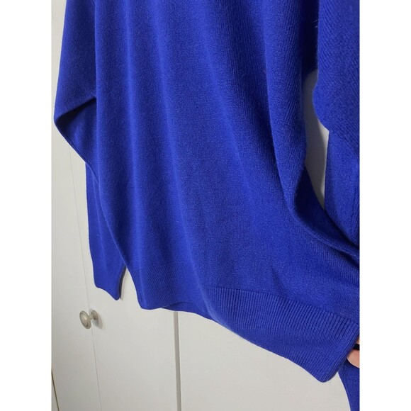Sag Harbor Womens Royal Blue Mock Neck Sweater Size Small - Picture 4 of 6